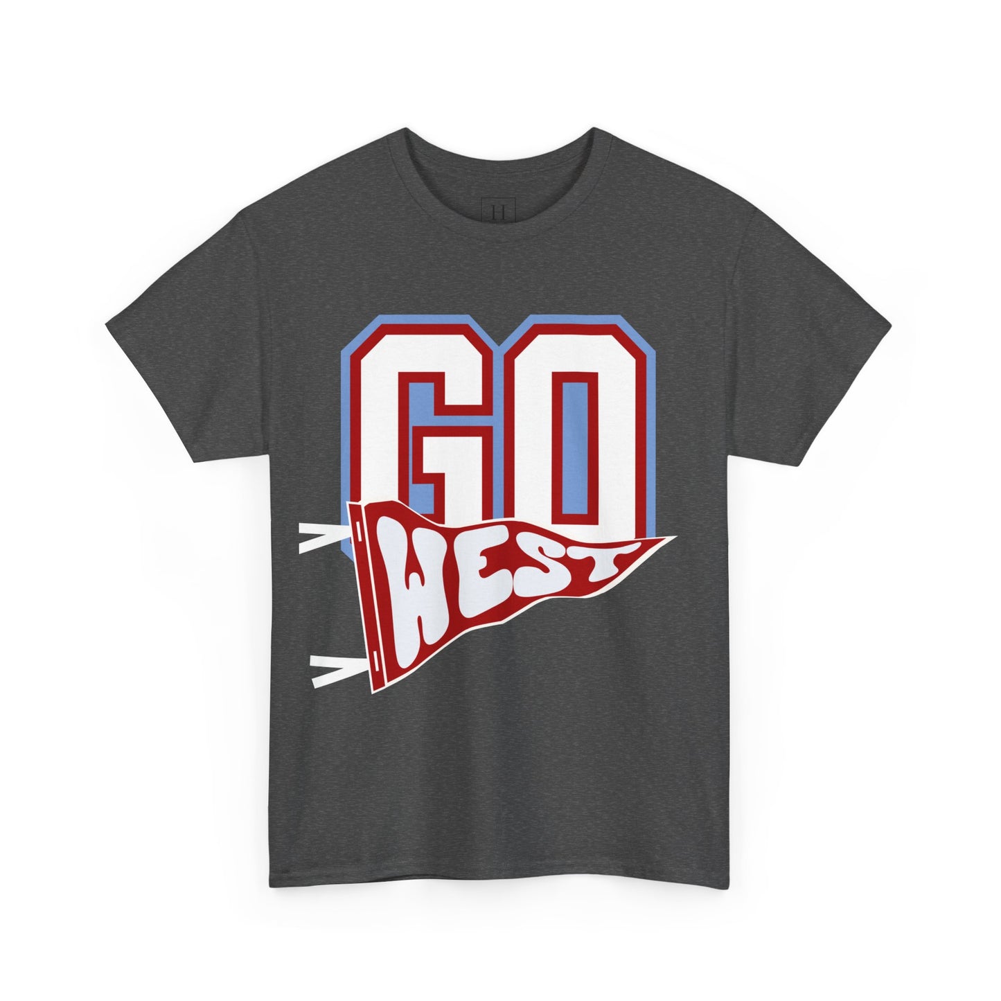 GO WEST Pennant Flag - Unisex