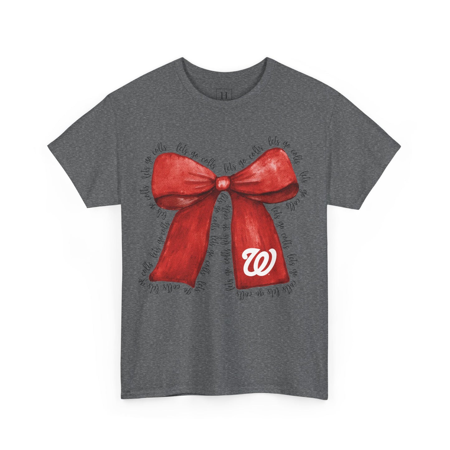 Let's Go Colts Bow - W Logo Unisex T-Shirt