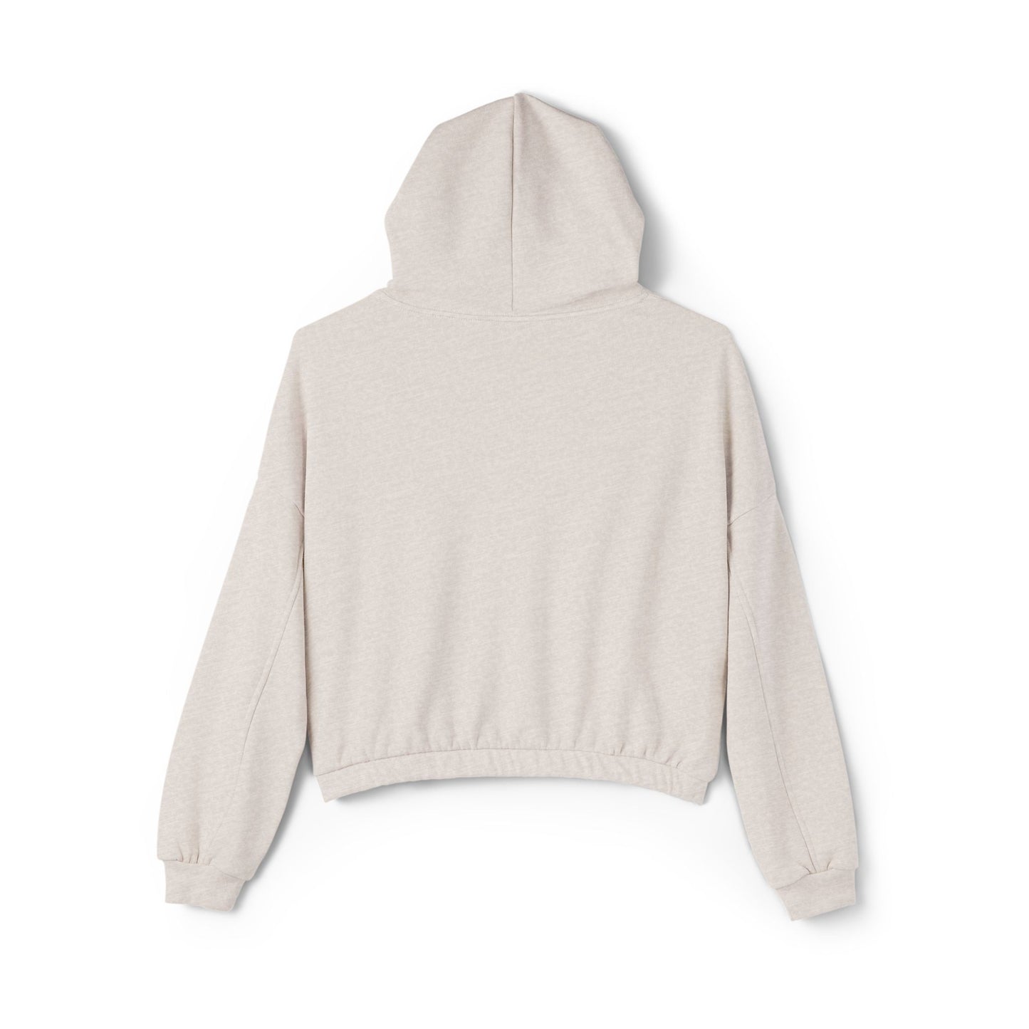 West HORSESHOE CHEER POM -- Women's Cinched/Cropped Hoodie