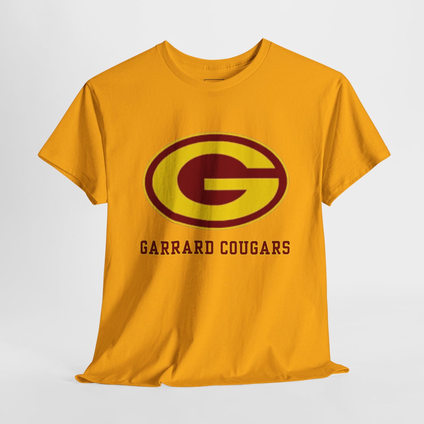 Gold (G) Garrard Middle Cougars T-Shirt (Front Only)