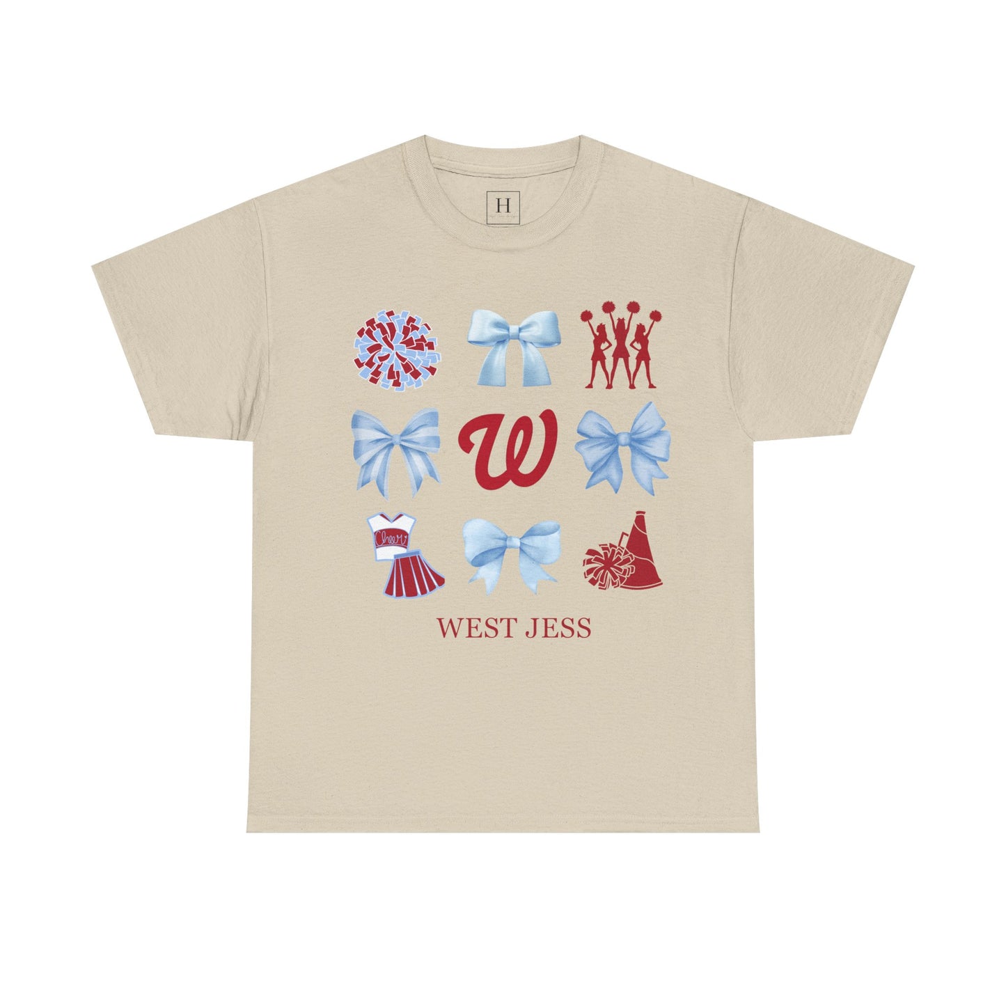 West Jessamine Colts Coquette Cheer Bows - Unisex Tee