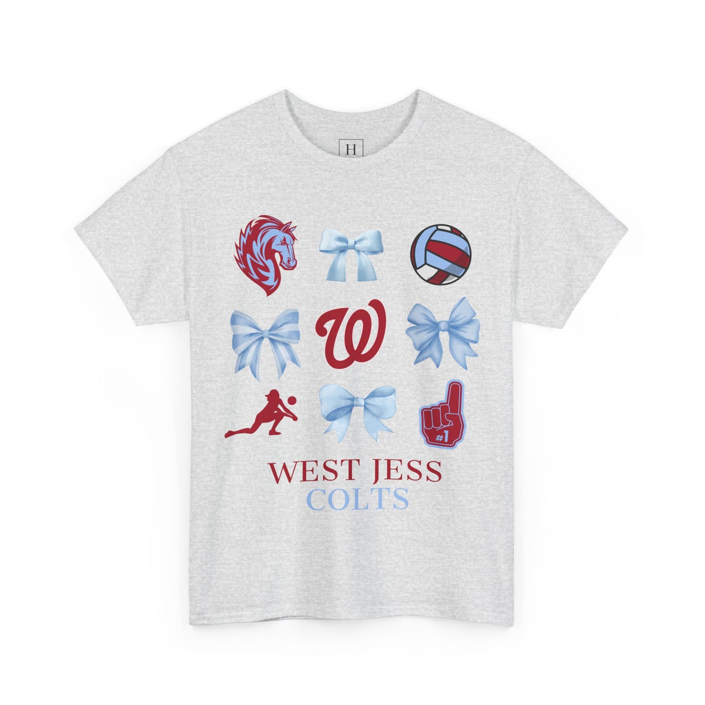 Volleyball Coquette Bows Unisex Tee - West Jessamine