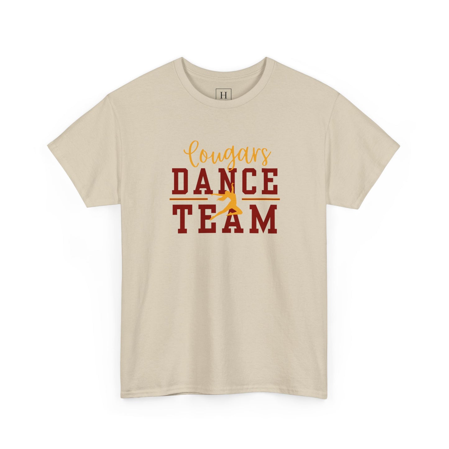 GMS Garrard Middle School Cougars Dance Team T-Shirt (Front Only)