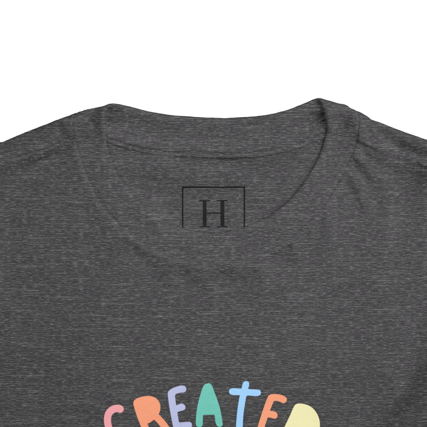 Toddler Created With A Purpose Christian Heavy Cotton Tee