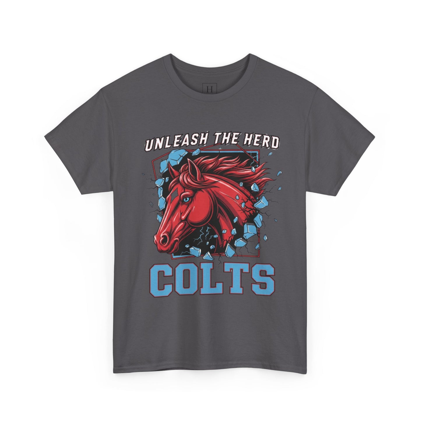Vintage Horsehead Unisex Tee - Unleash the Herd Design