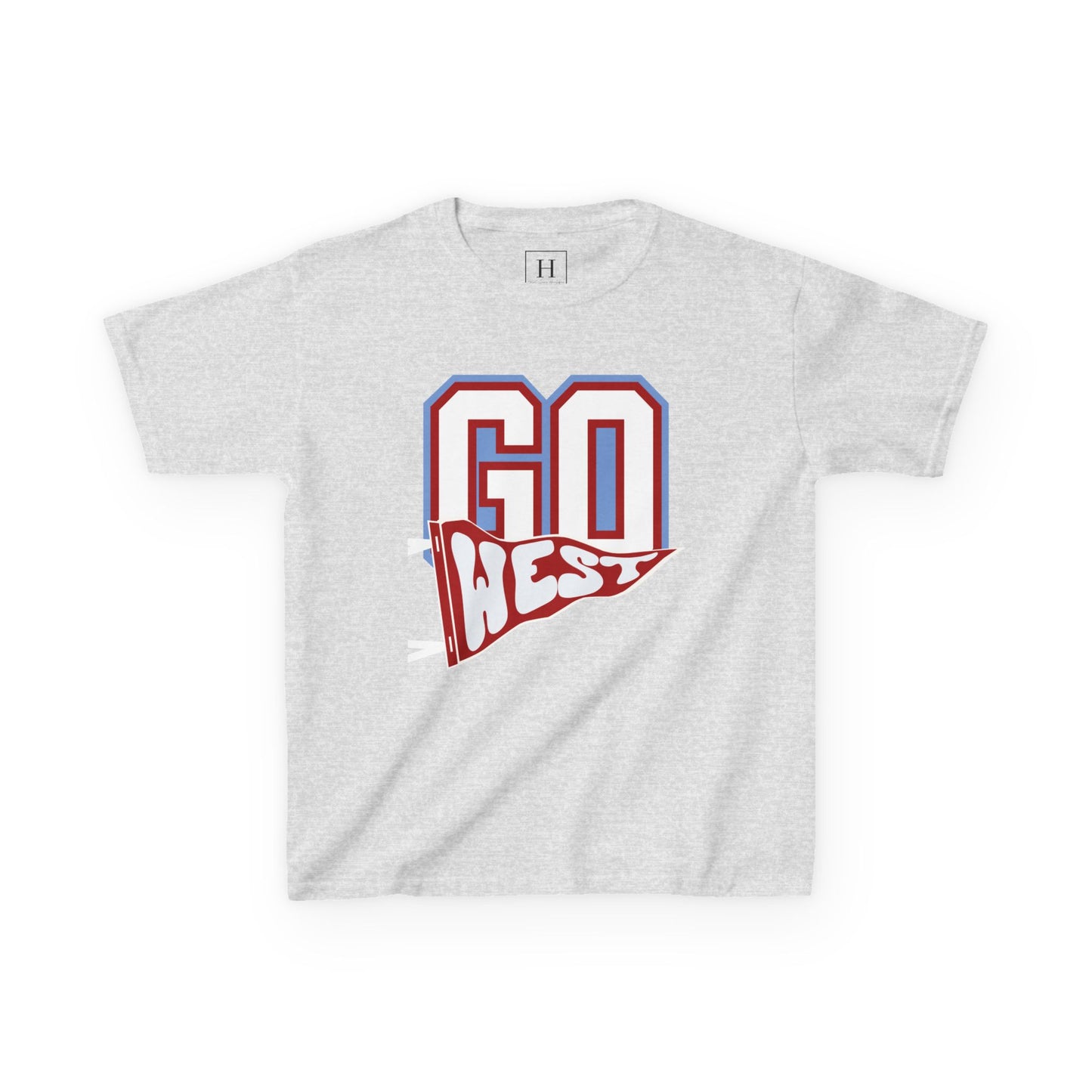 YOUTH -- GO WEST Pennant Flag - Unisex
