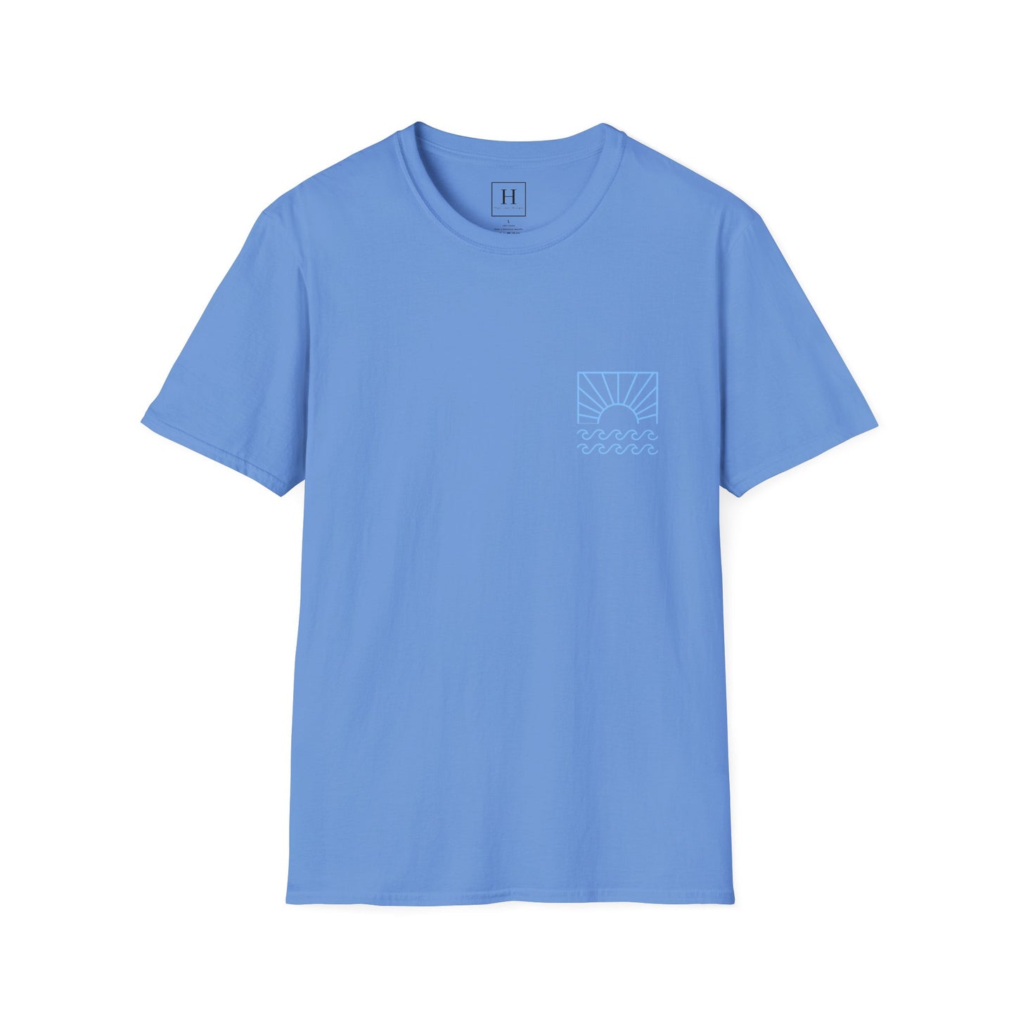 be the light christian bible blue (front and back)