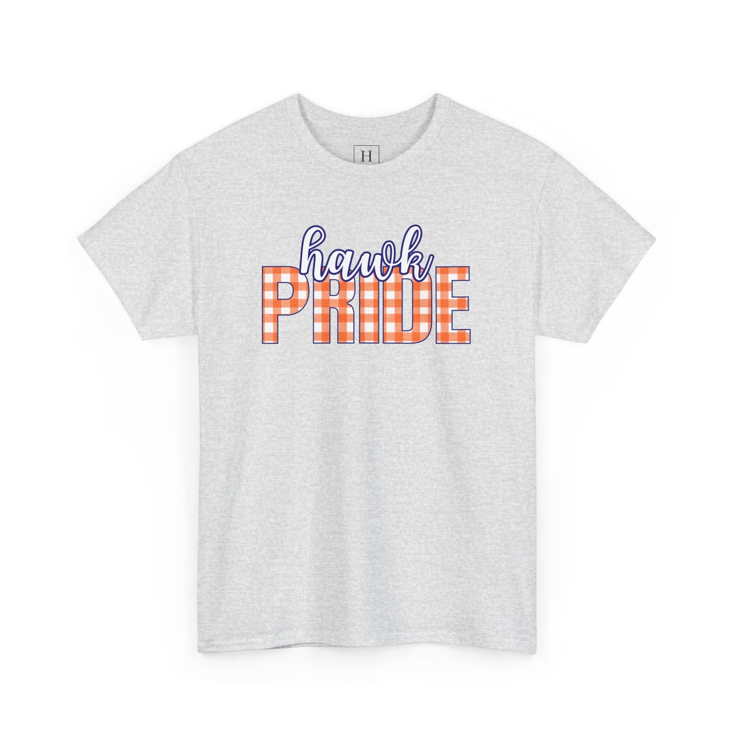 Hawk Orange Plaid Pride T-Shirt
