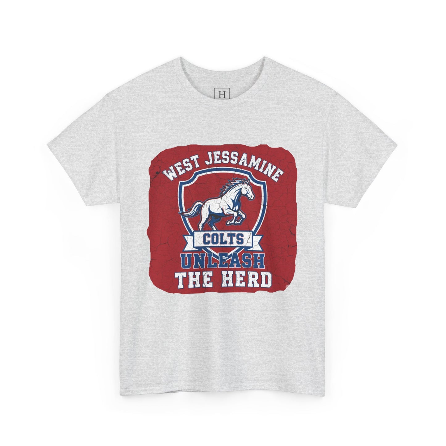 West Jessamine Colts - Unleash The Herd - Red BG Unisex Shirt