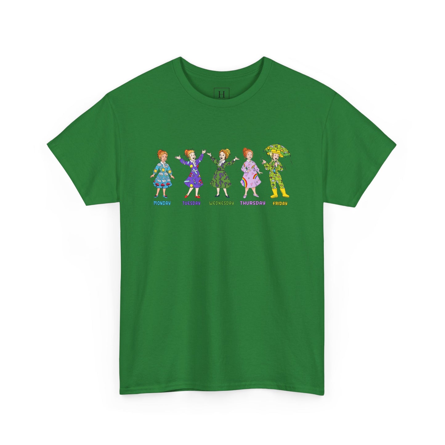 Monday-Friday Ms. Frizzle Teacher T-Shirt