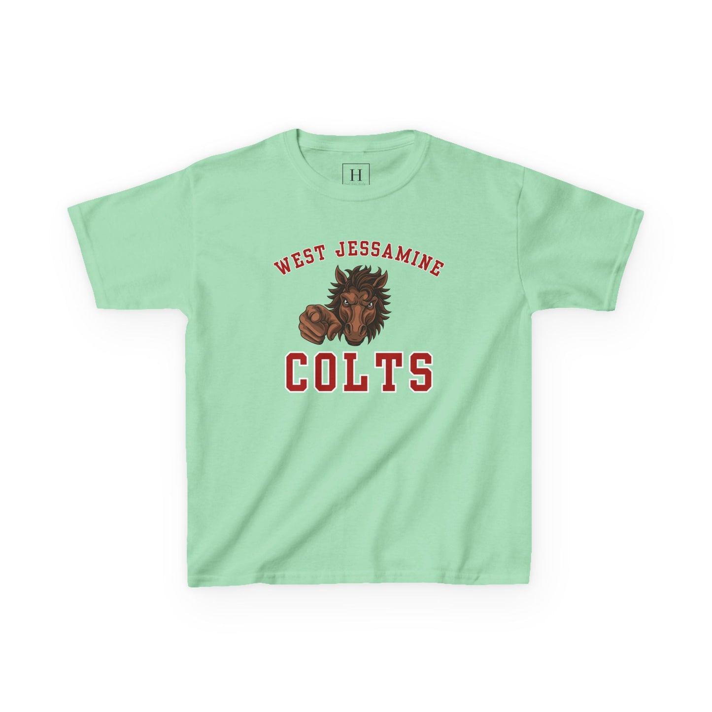 YOUTH --- West Jessamine Colts Mascot - YOU -- Unisex Tee