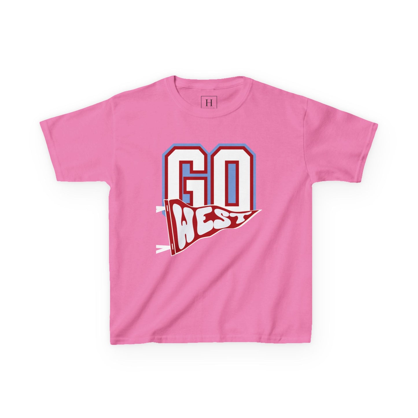 YOUTH -- GO WEST Pennant Flag - Unisex