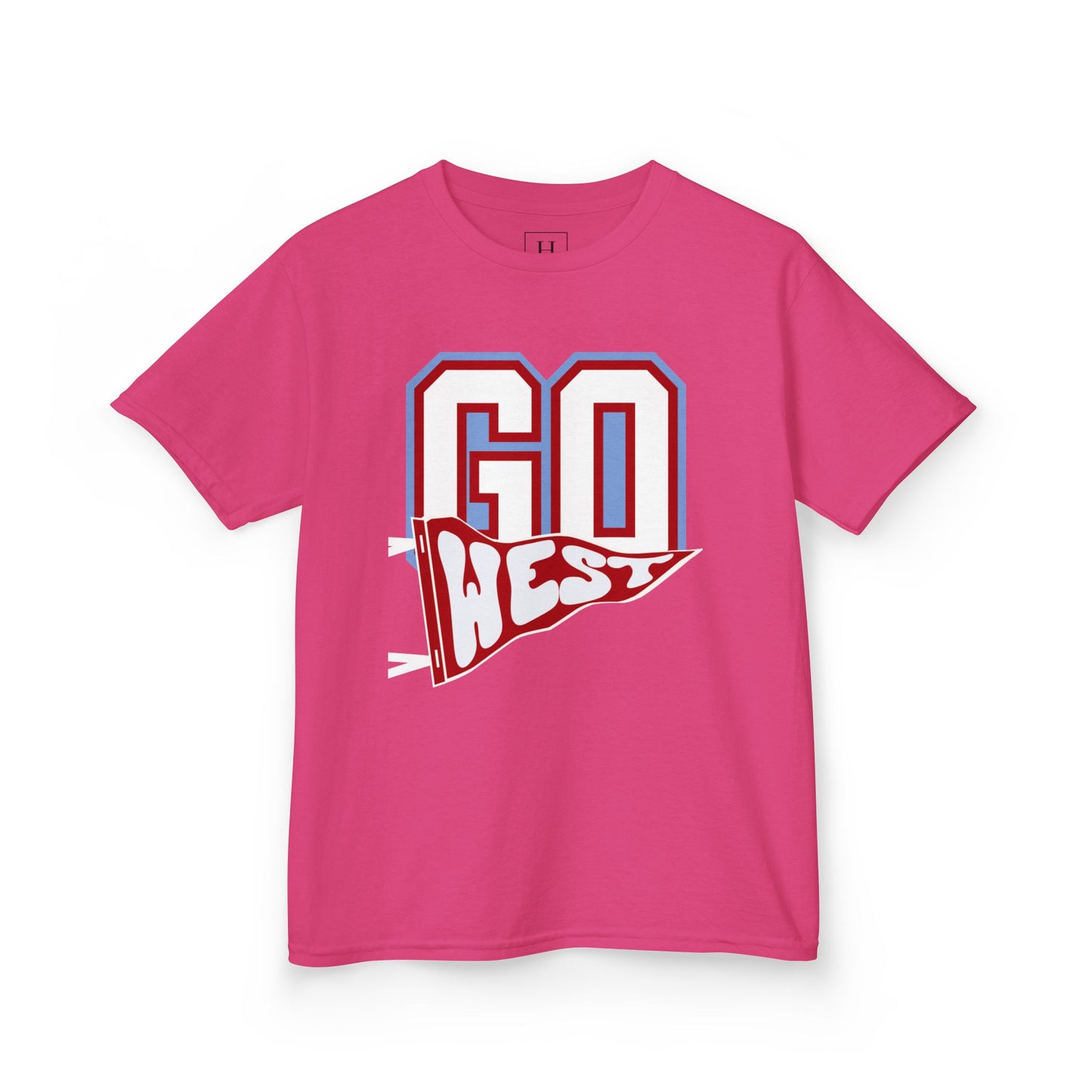 YOUTH -- GO WEST Pennant Flag - Unisex