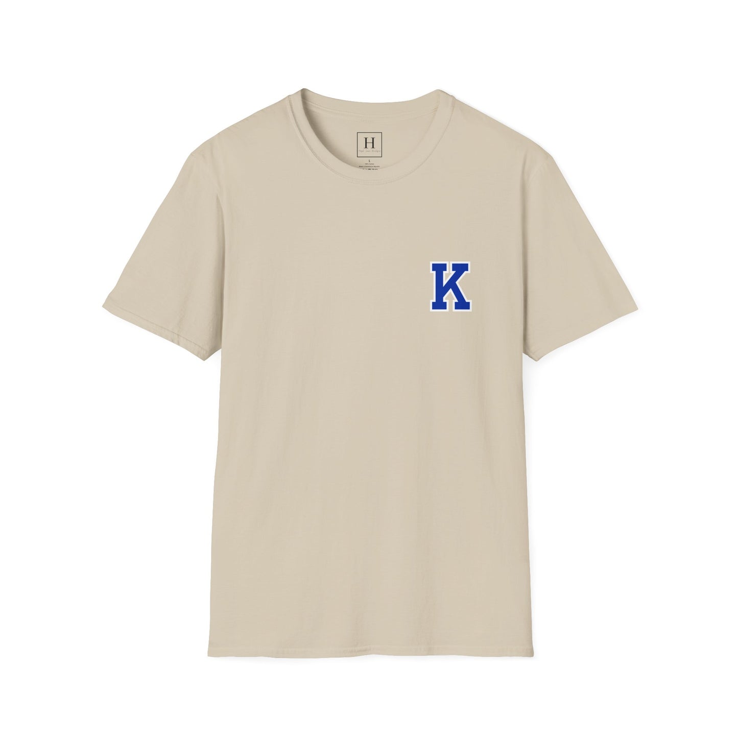 Kentucky Ribbon/Bow Baseball T-shirt (Front and Back)