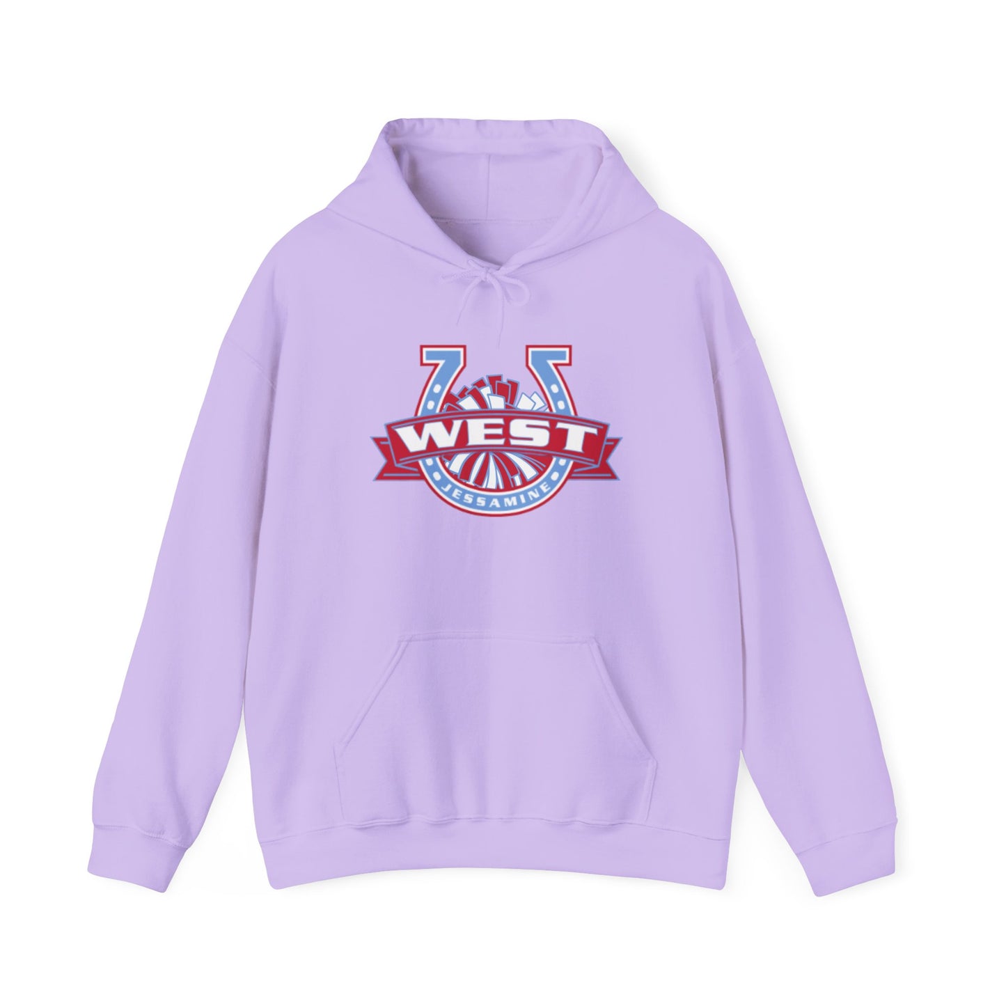 West Jessamine Horseshoe Logo w/ Pom - Cheerleading - Unisex Hoodie