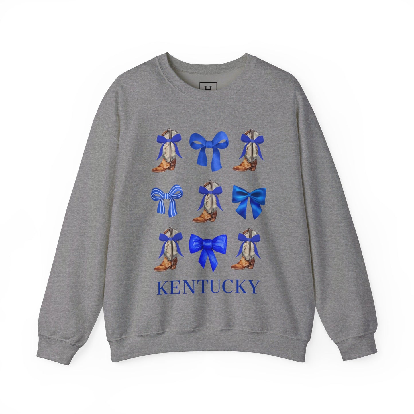 Kentucky Wildcats Coquette Cowgirl Boots & Bows Sweater