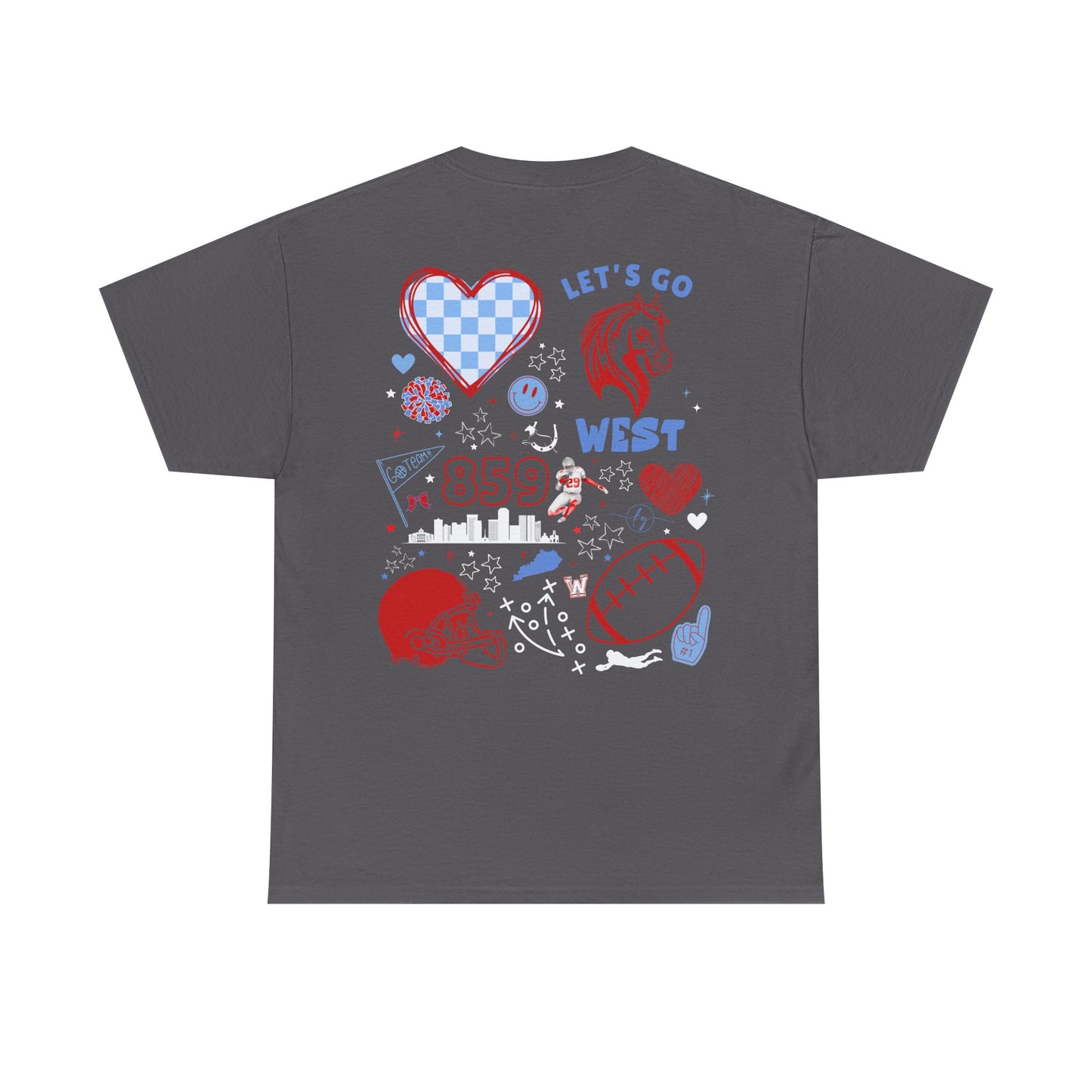 West Jessamine Go Colts Football (Front & Back) - Unisex Shirt
