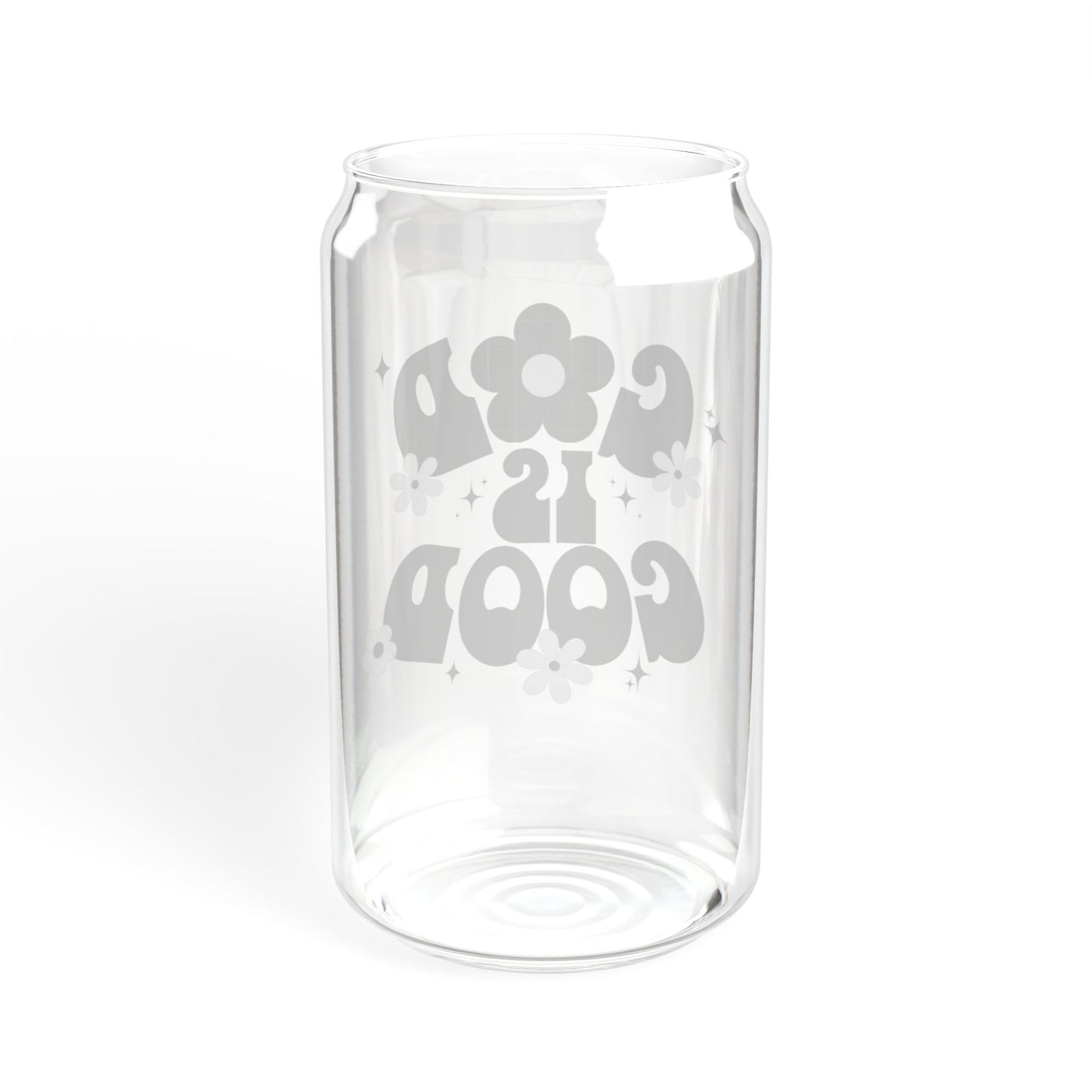 God is Good Christian Sipper Glass, 16oz