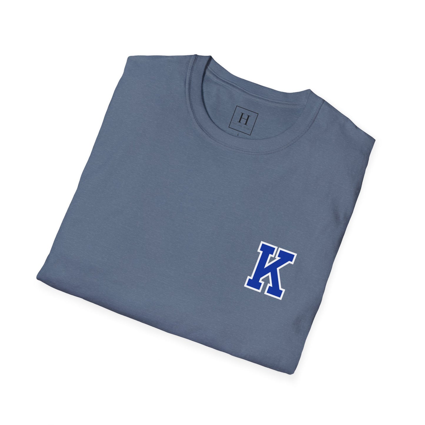 Kentucky Ribbon/Bow Baseball T-shirt (Front and Back)
