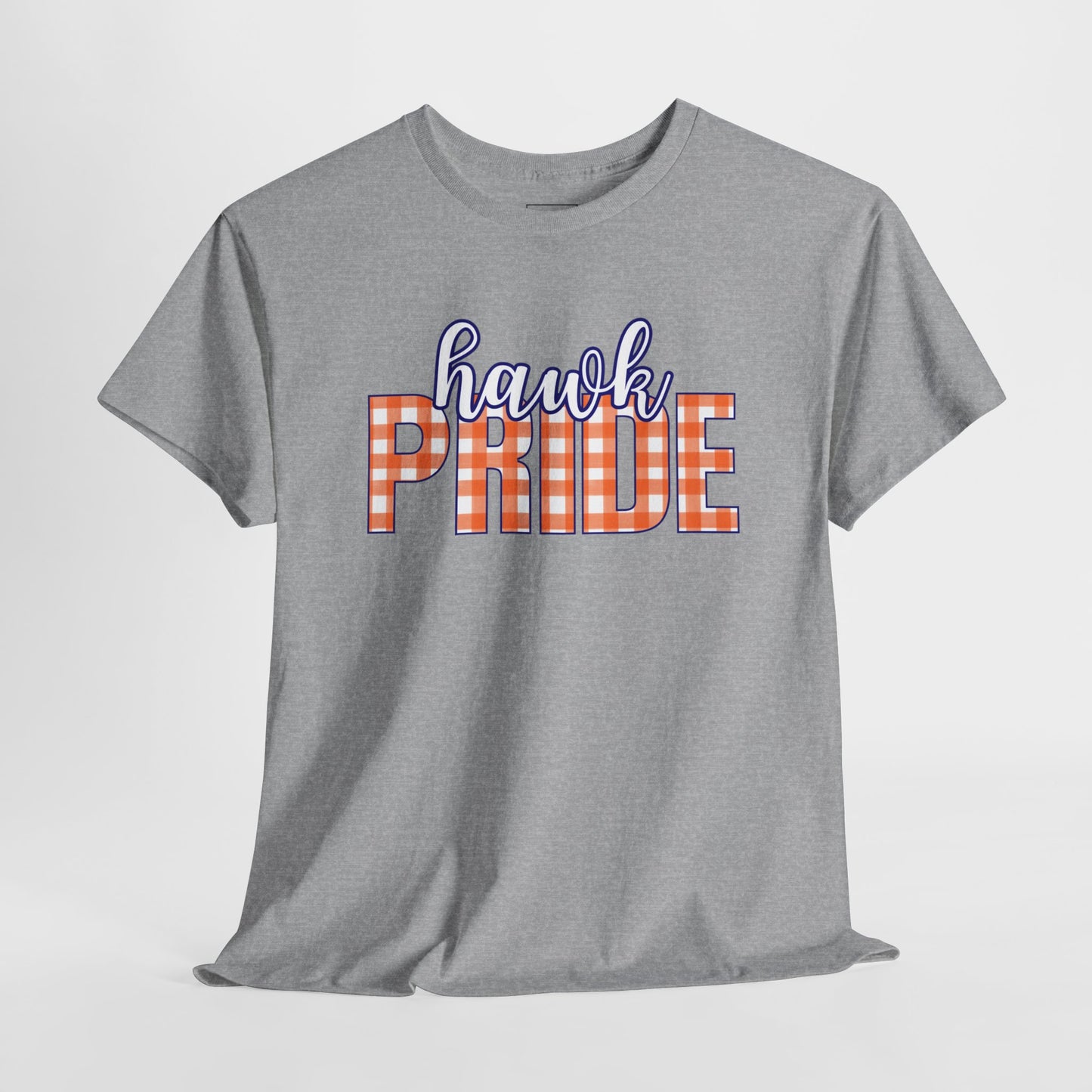 Hawk Orange Plaid Pride T-Shirt