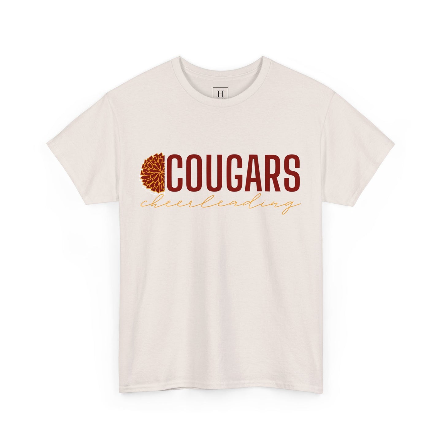 Cougars Cheerleading T-Shirt (Front Only)