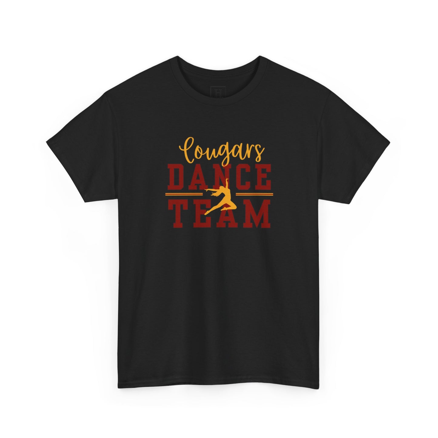GMS Garrard Middle School Cougars Dance Team T-Shirt (Front Only)
