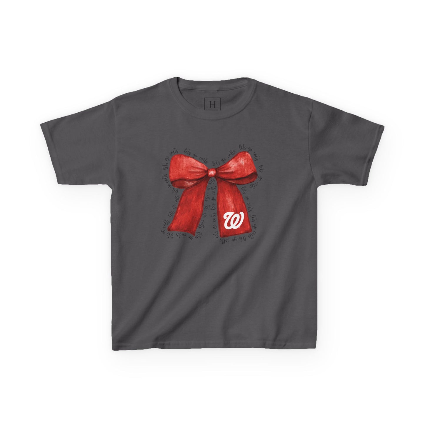 YOUTH - Let's Go Colts Bow - W Logo Unisex T-Shirt