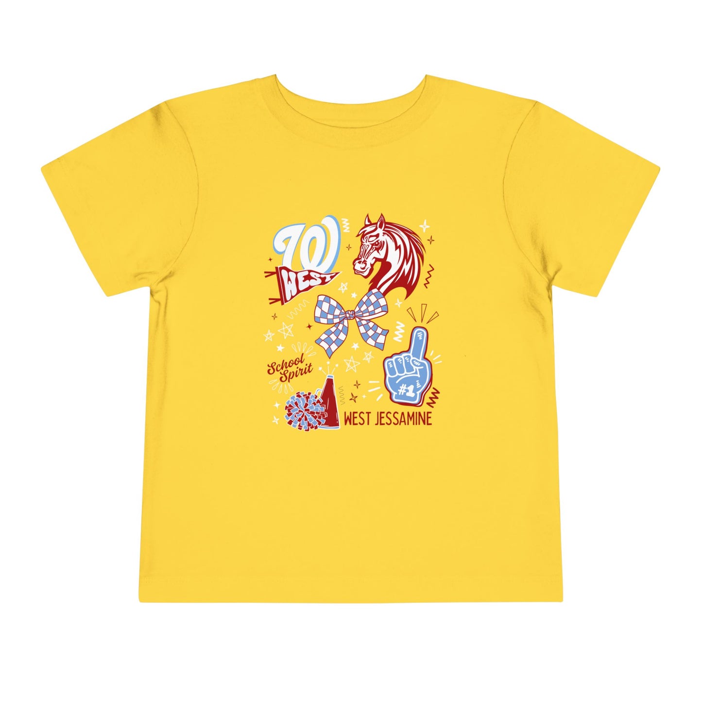 Toddler; West Jessamine Coquette School Spirit - Unisex T-shirt