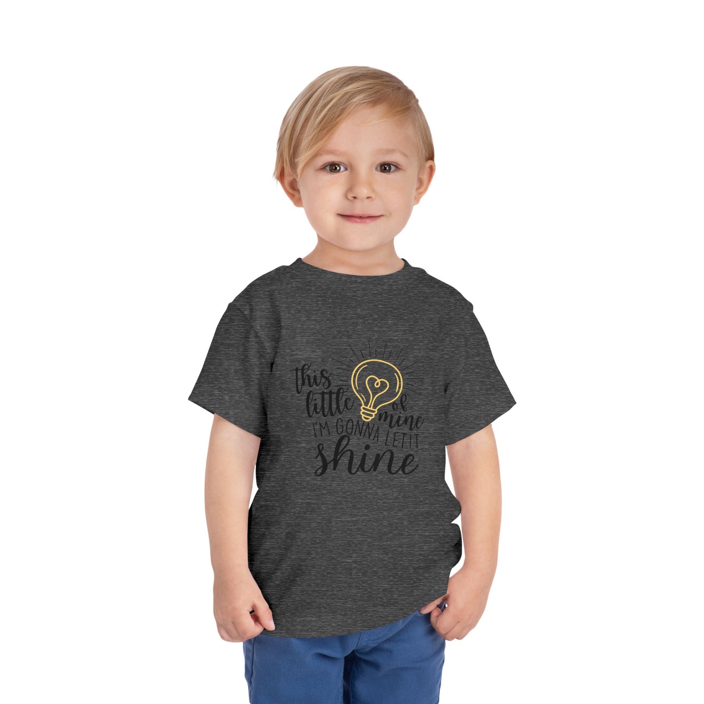 Toddler This Little Light Of Mine Christian Heavy Cotton Tee