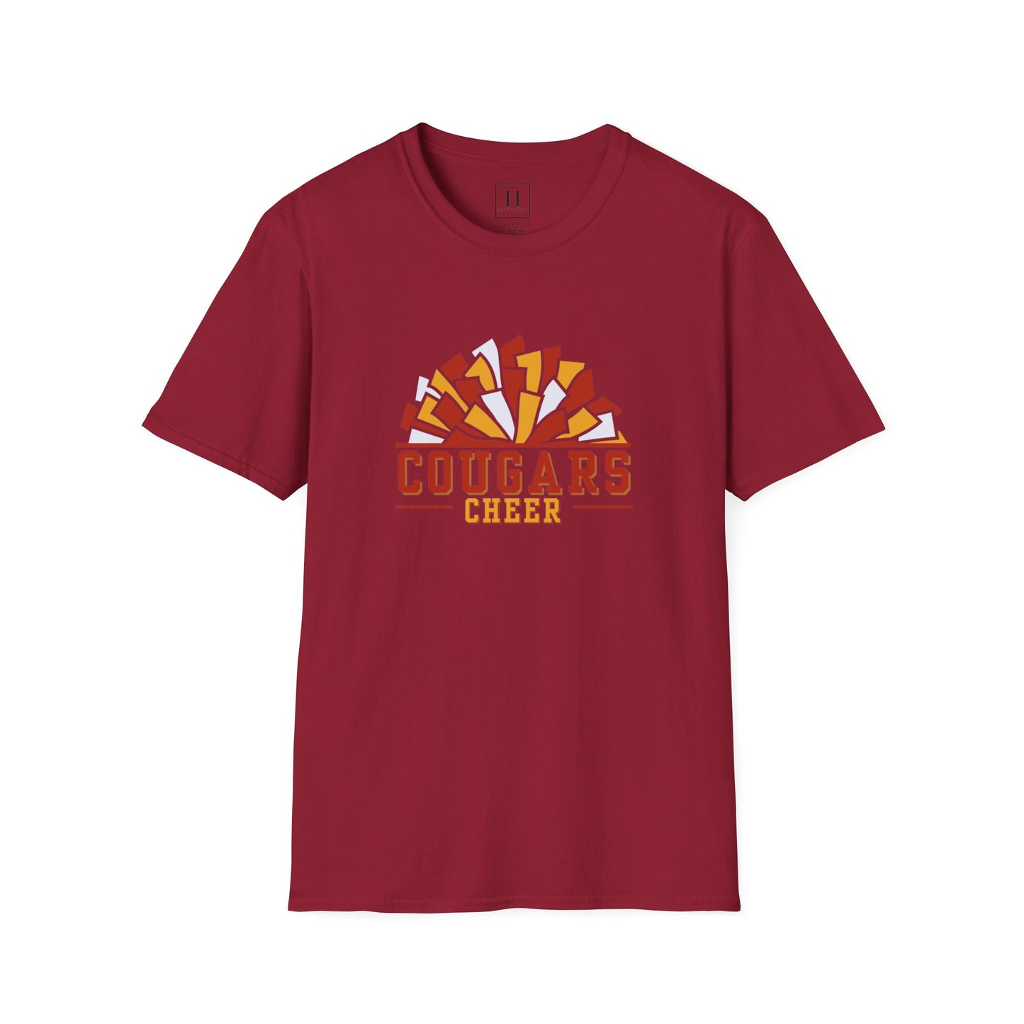 Cougars Cheer Pom Pom Shirt