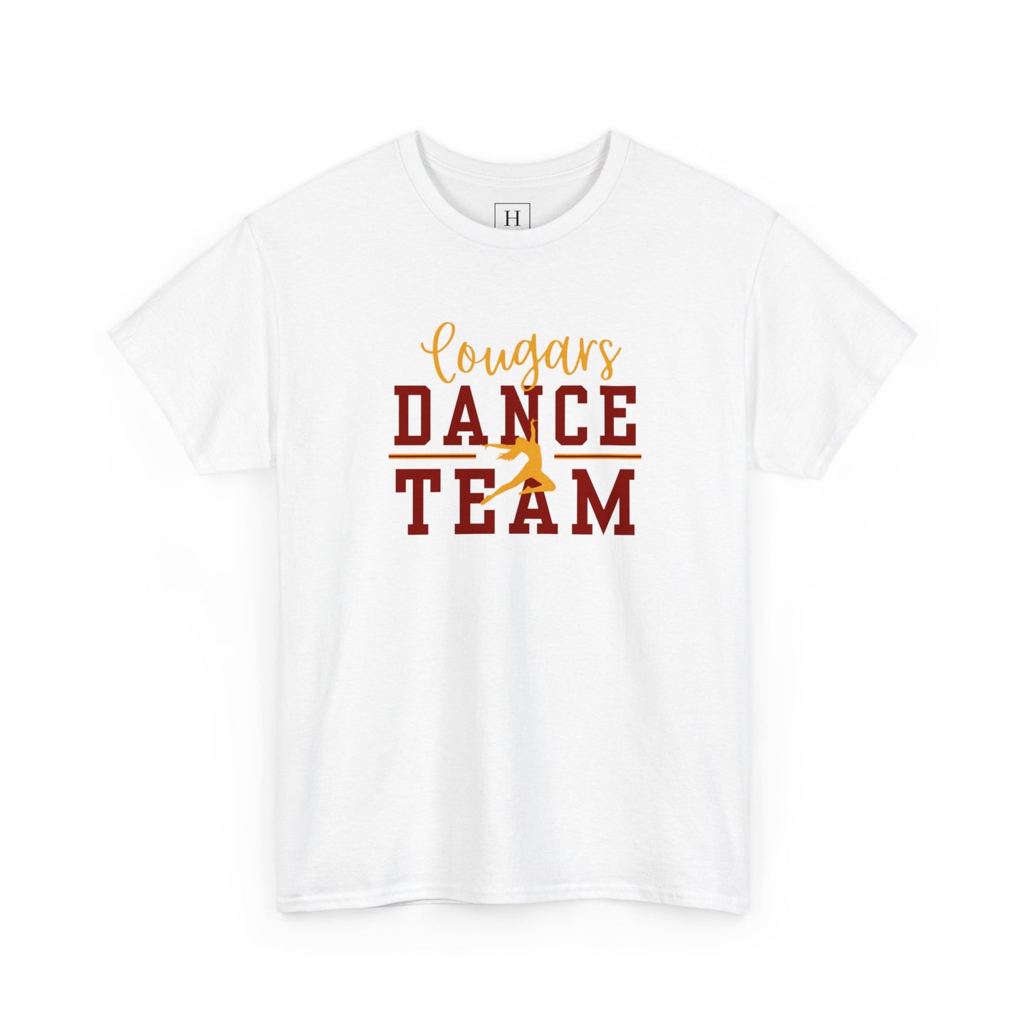 GMS Garrard Middle School Cougars Dance Team T-Shirt (Front Only)