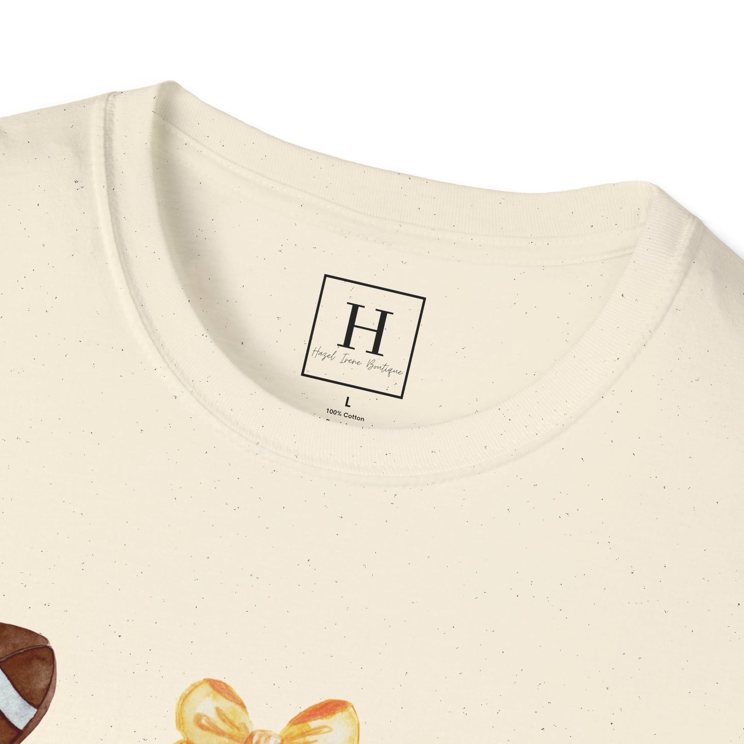 Bows & Football T-Shirt (Front Only)