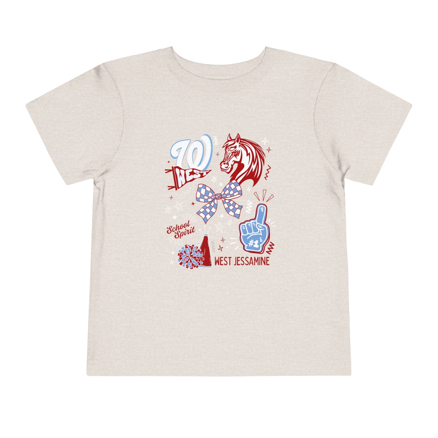Toddler; West Jessamine Coquette School Spirit - Unisex T-shirt