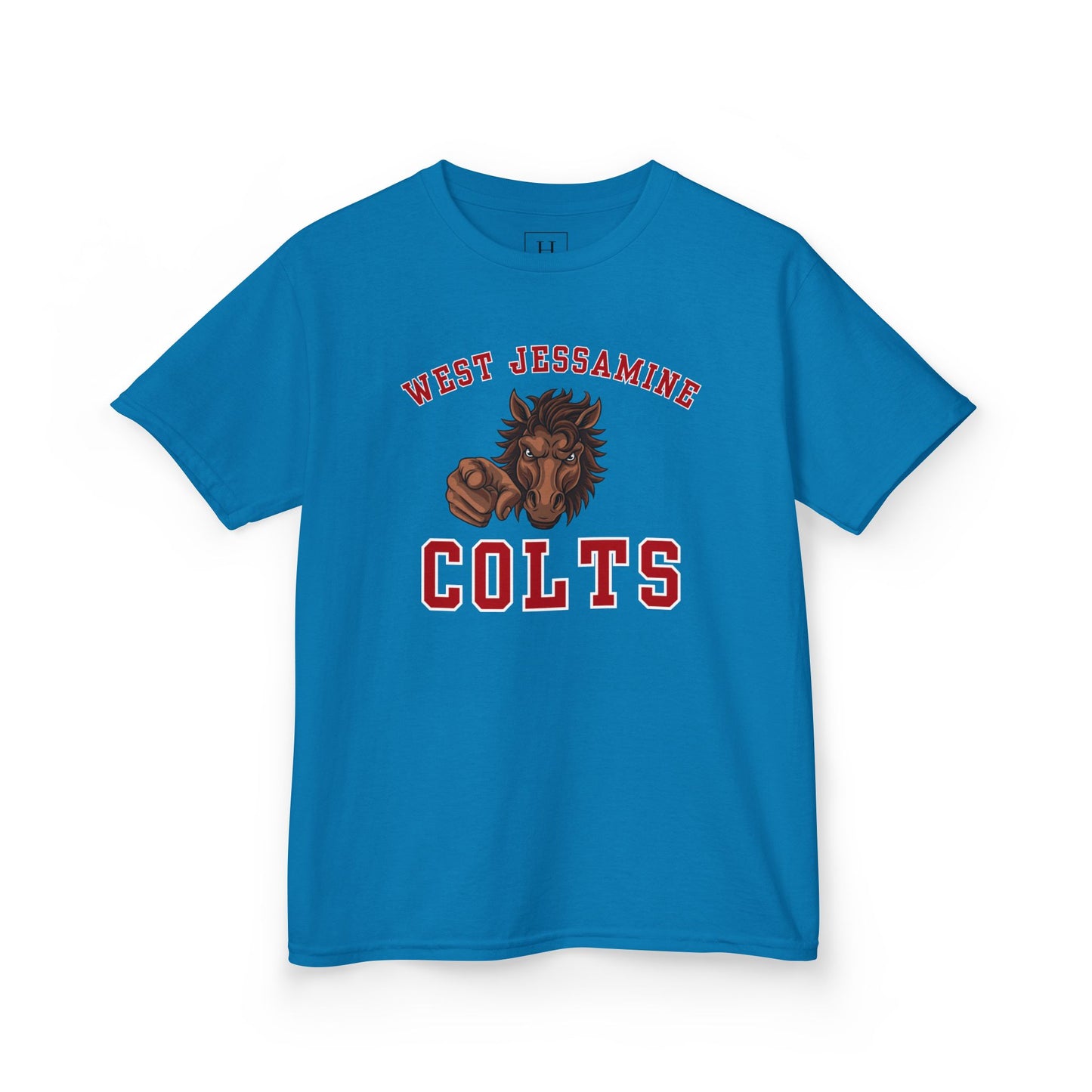 YOUTH --- West Jessamine Colts Mascot - YOU -- Unisex Tee
