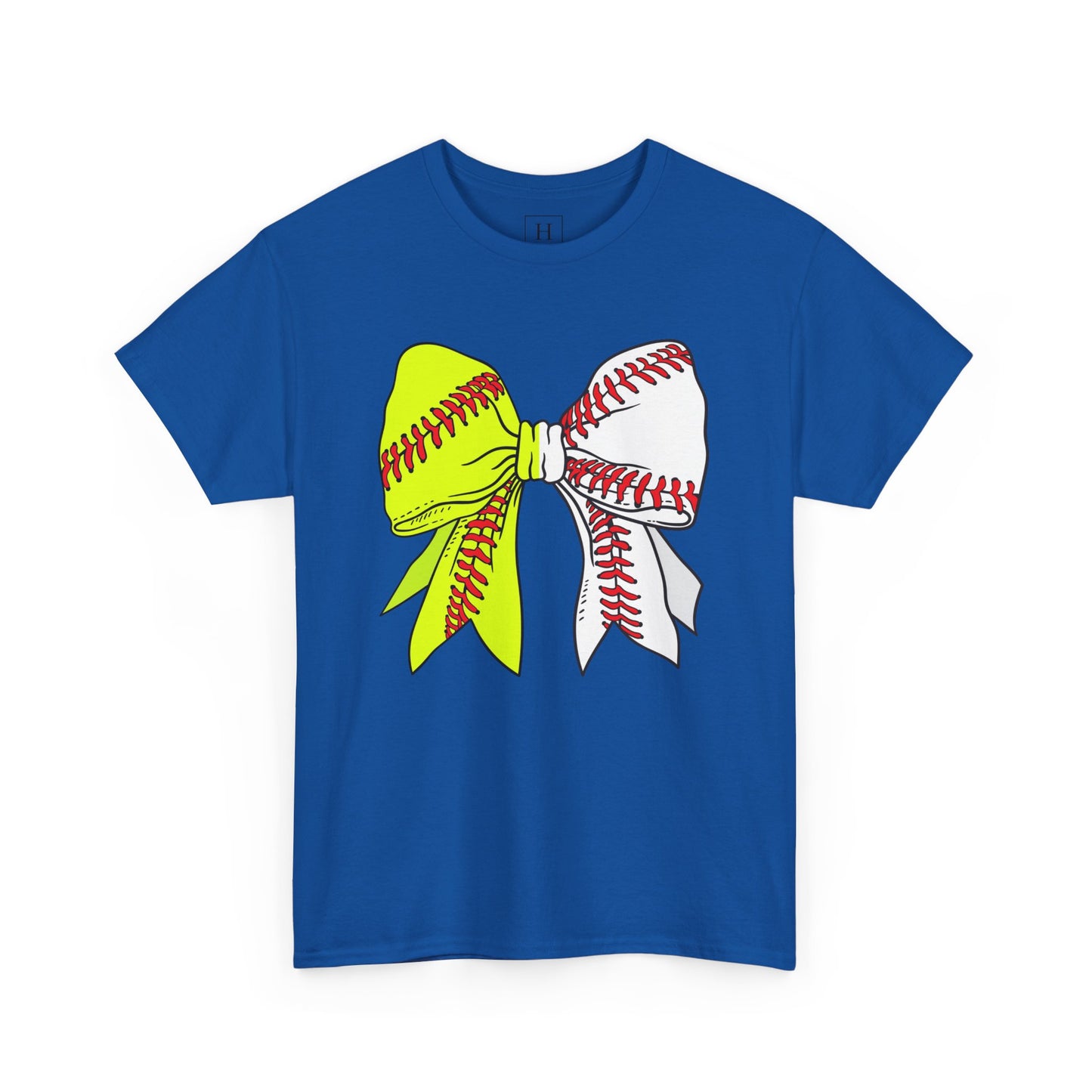Softball Baseball Bow Unisex Tee - Sports Mama