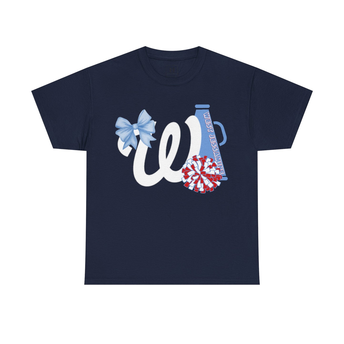 West Jessamine Cheer Bow & Poms - Unisex Shirt