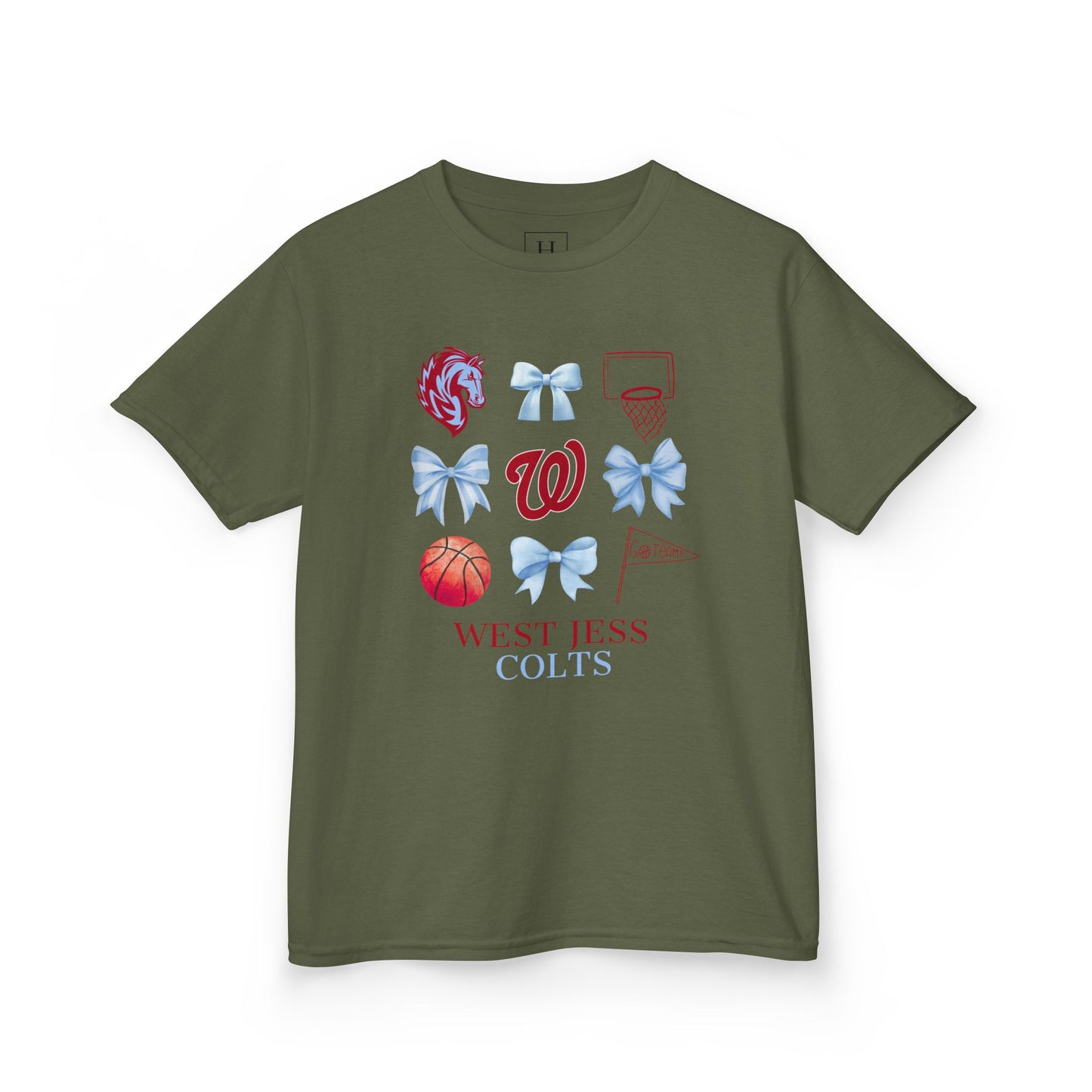 YOUTH --- West Jessamine Basketball Coquette Unisex Tee