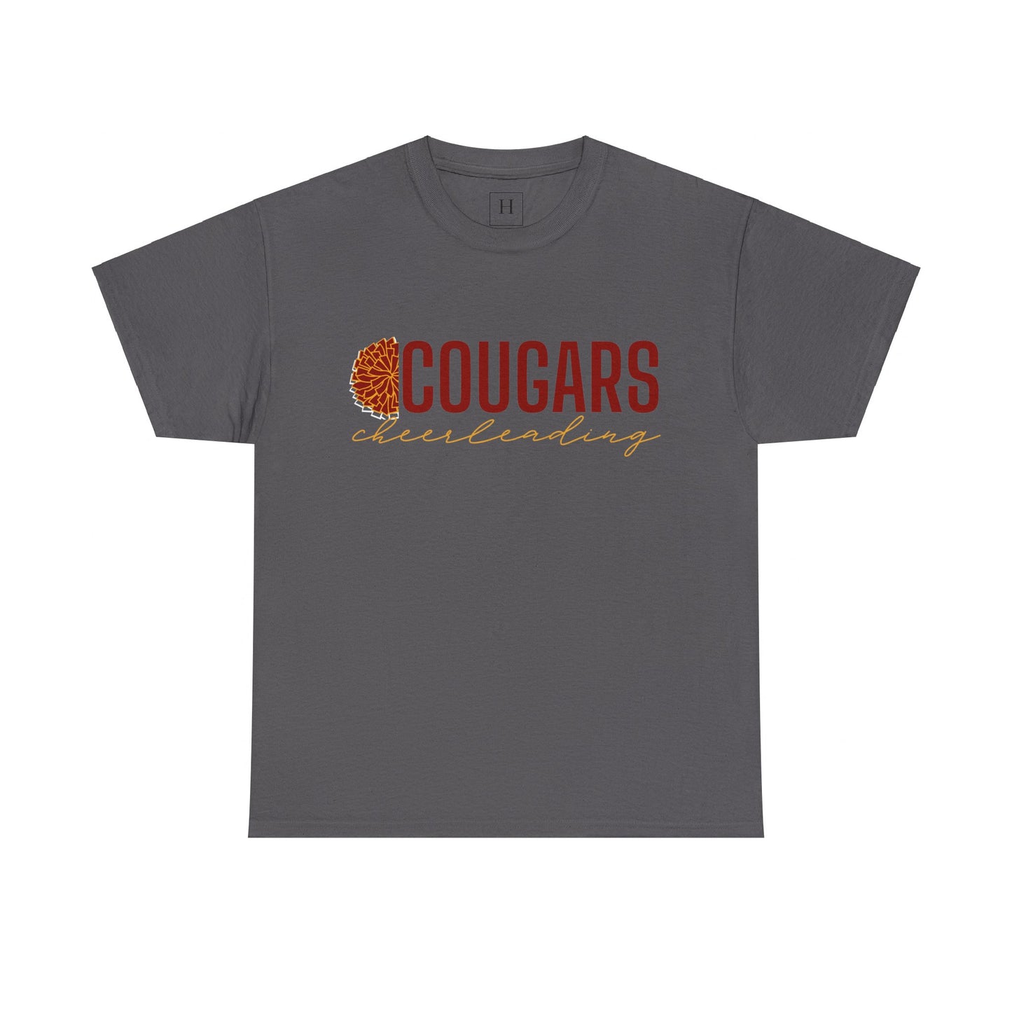 Cougars Cheerleading T-Shirt (Front Only)