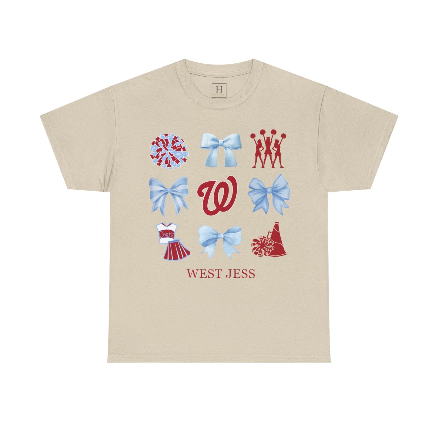 West Jessamine Cheer Coquette Bows Unisex Tee