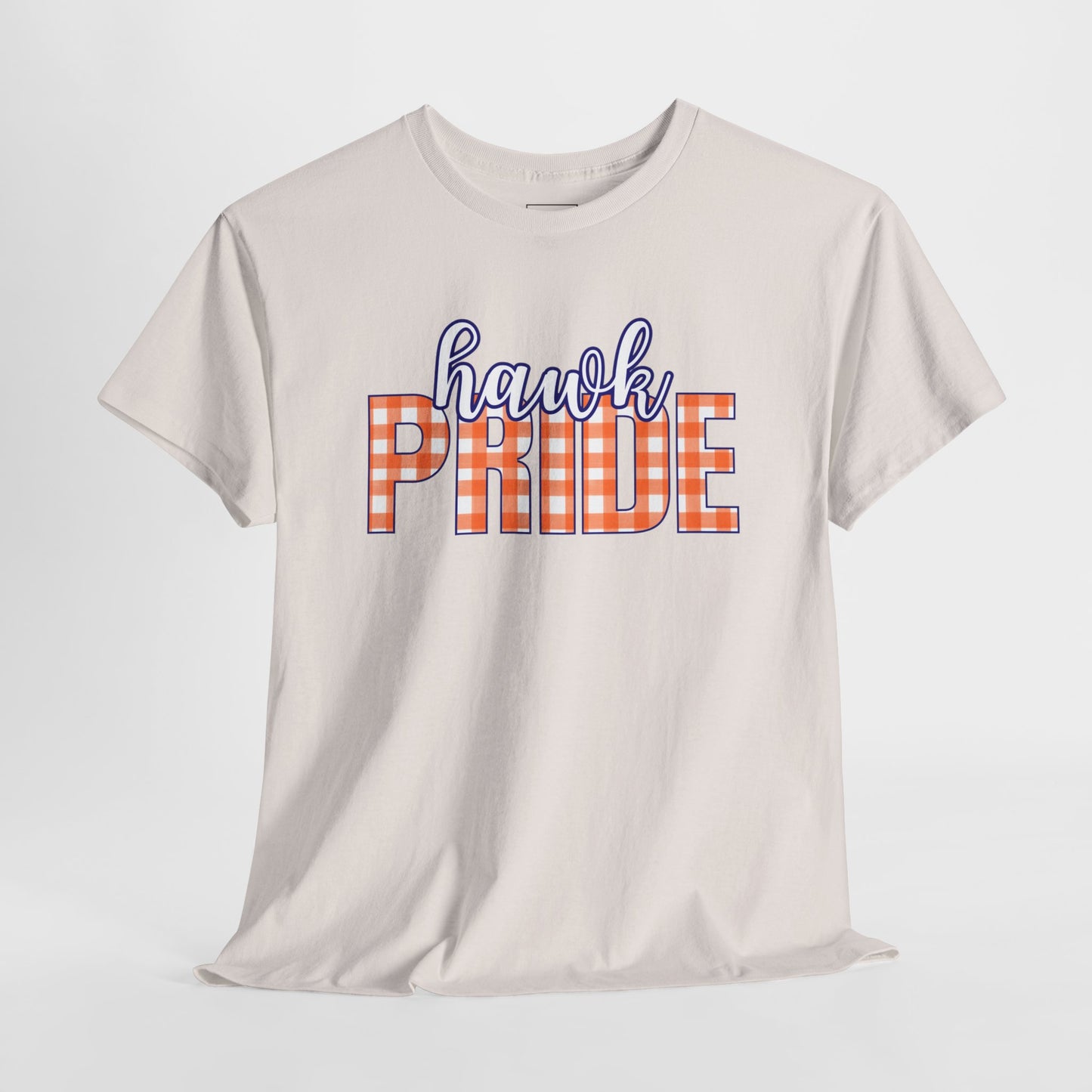 Hawk Orange Plaid Pride T-Shirt