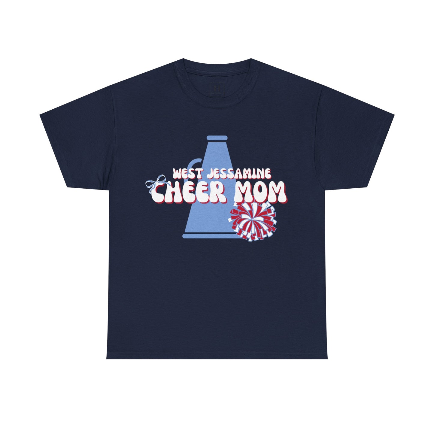 West Jessamine Cheer Mom Megaphone & Pom - Unisex Shirt