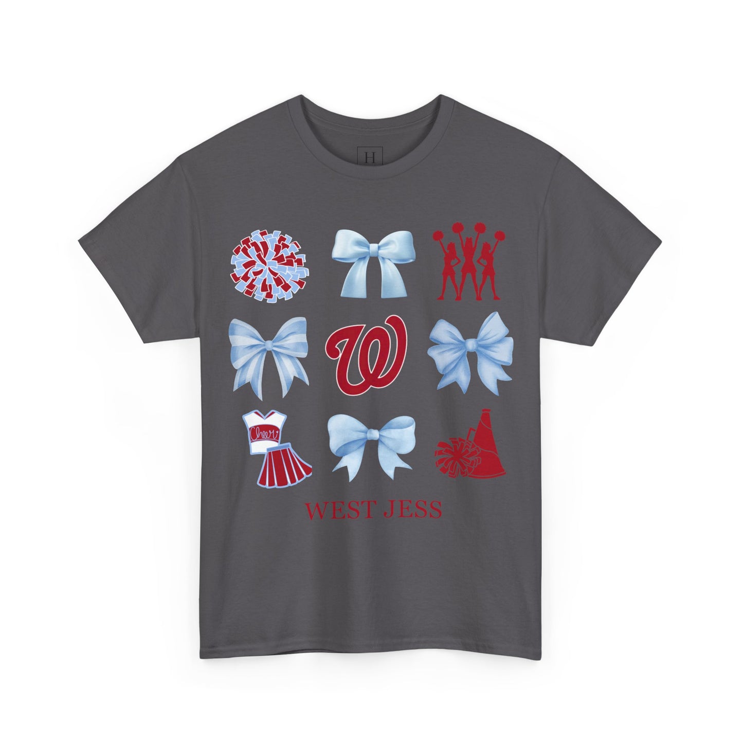 West Jessamine Cheer Coquette Bows Unisex Tee