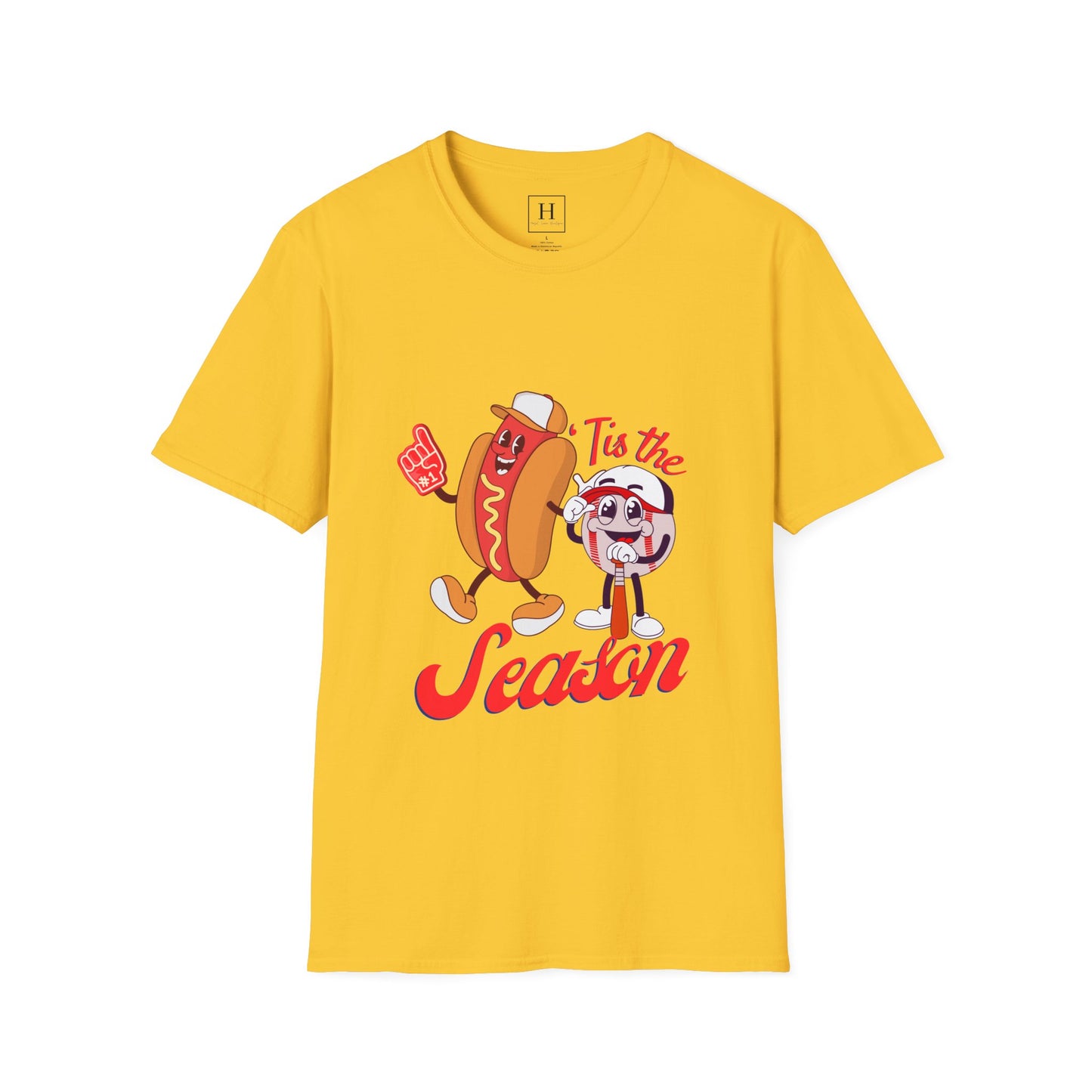 Tis the season baseball Short Sleeve Tee