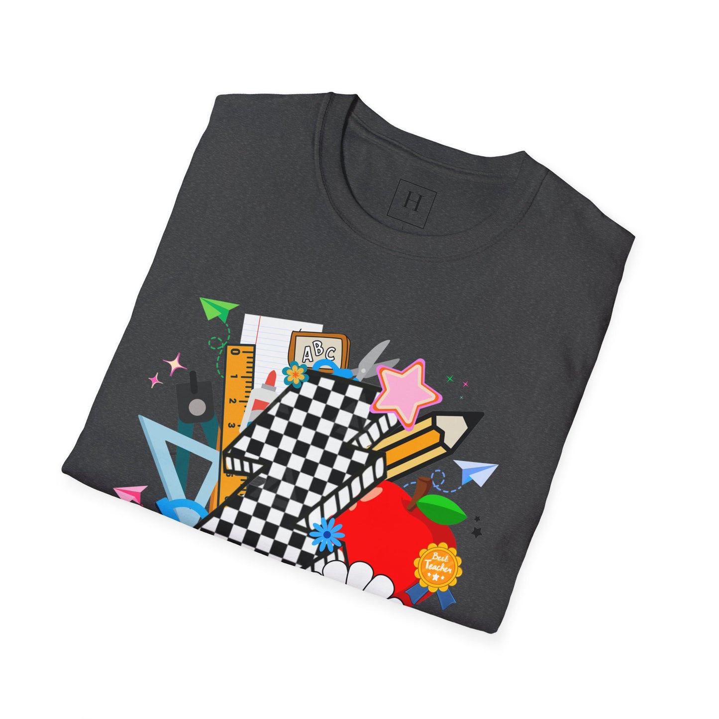 Retro Teacher T-Shirt (Front Only)