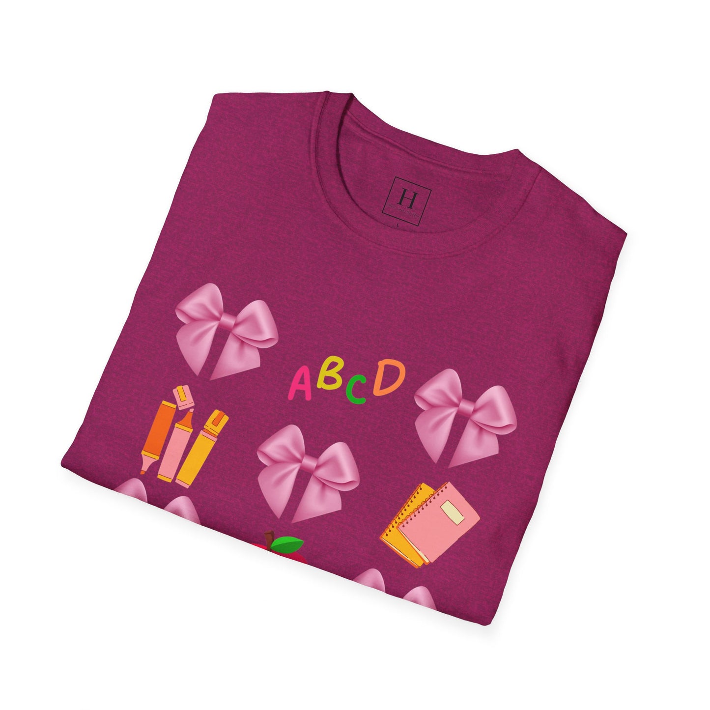 Teachers Life Bow T-Shirt (Front Only)