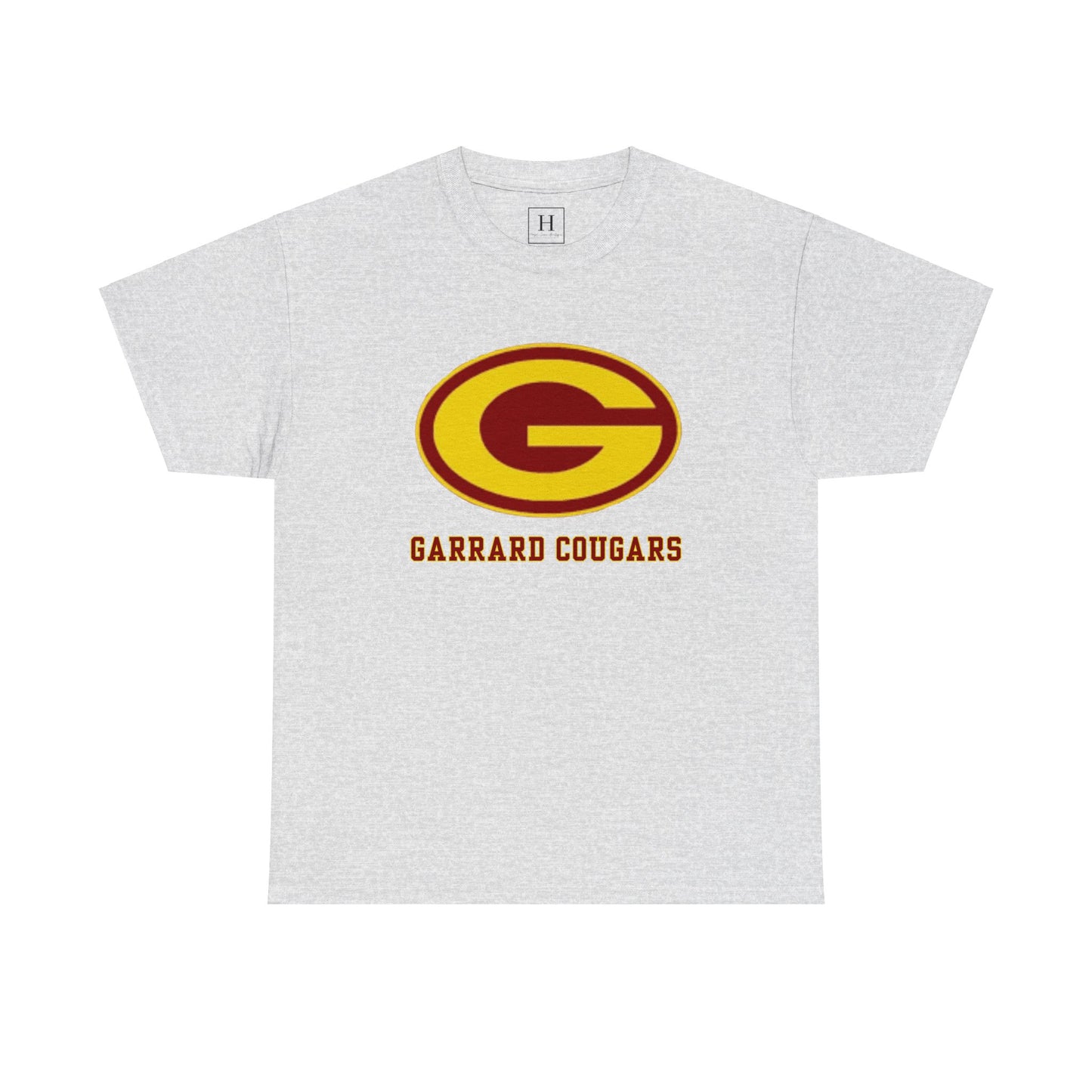 Gold (G) Garrard Middle Cougars T-Shirt (Front Only)