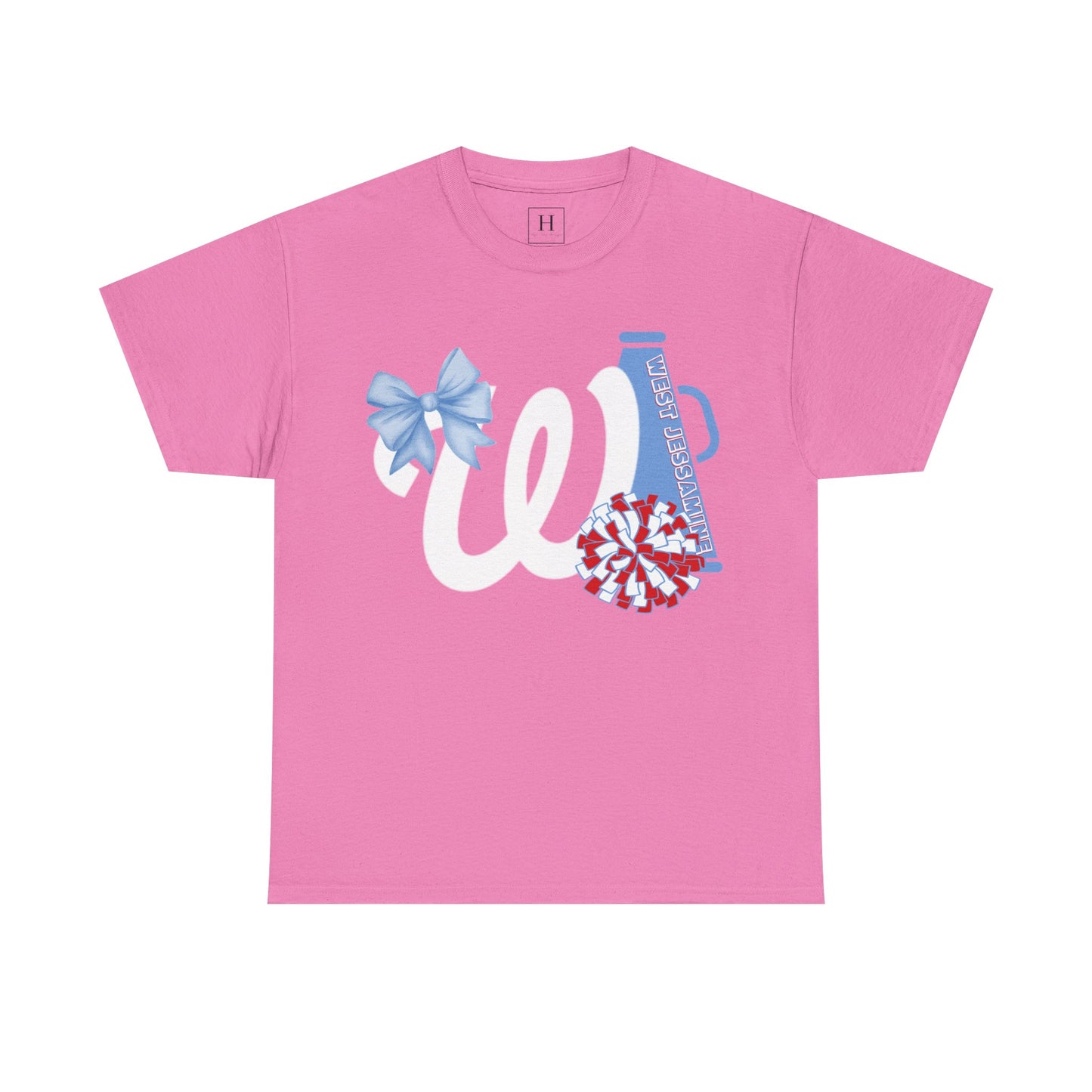 West Jessamine Cheer Bow & Poms - Unisex Shirt