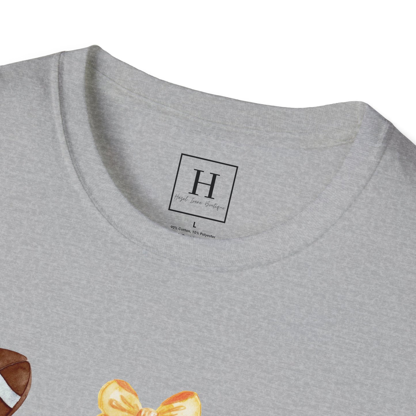 Bows & Football T-Shirt (Front Only)