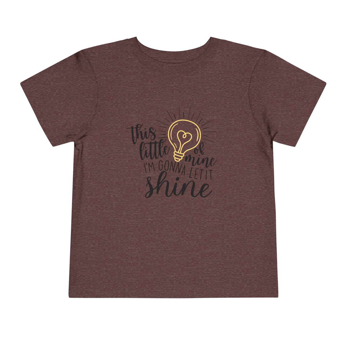 Toddler This Little Light Of Mine Christian Heavy Cotton Tee