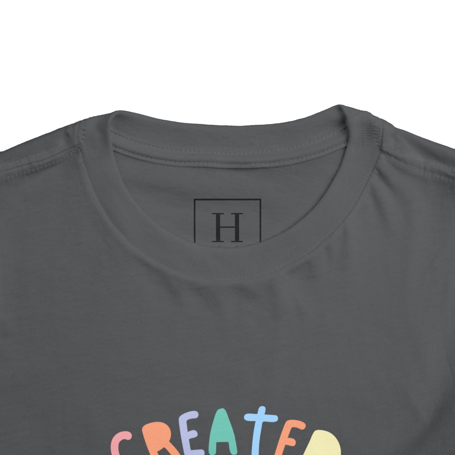 Toddler Created With A Purpose Christian Heavy Cotton Tee